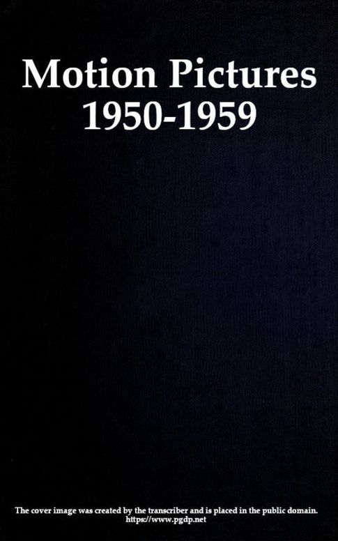 Motion Pictures, 1950-1959