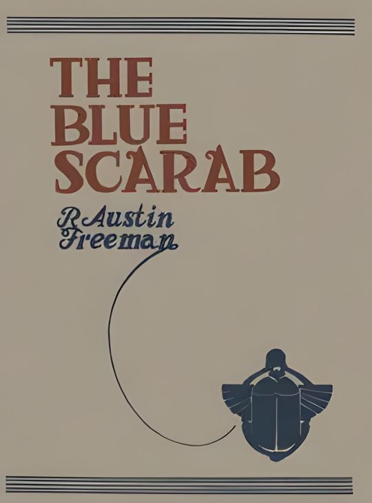 The blue scarab