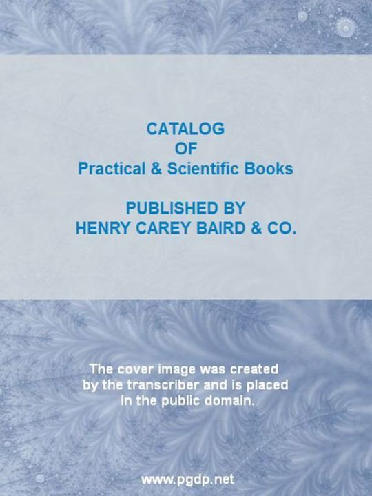 Catalogue of Practical and Scientific Books
