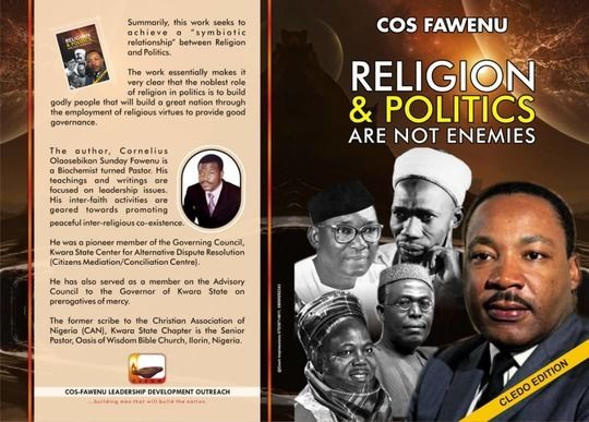 RELIGION AND POLITICS ARE NOT ENEMIES