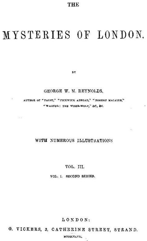 The Mysteries of London, Volume 3 (of 4)