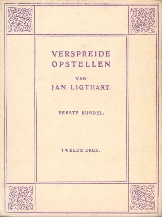 Verspreide Opstellen, I