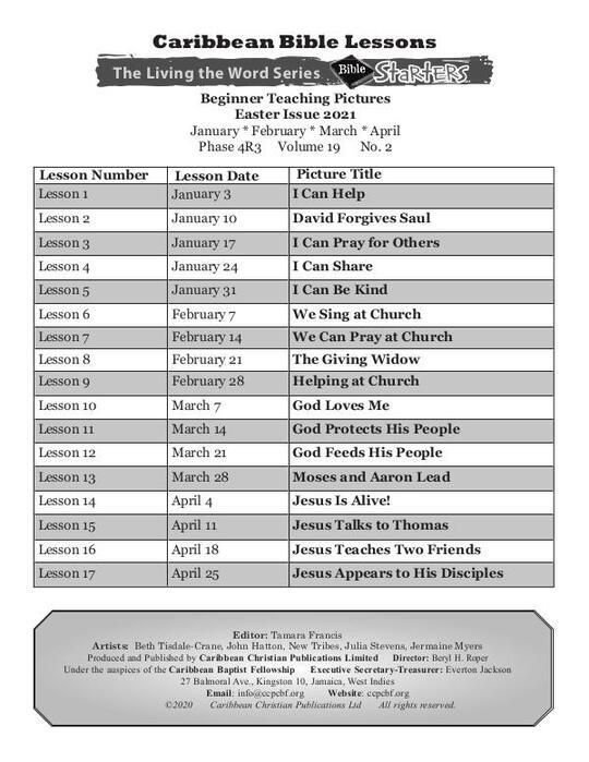 Bible Starters - Teaching Pictures Easter Issue 2021