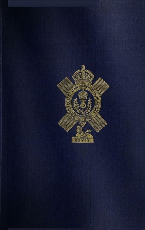 The History of the 7th Battalion The Queen's Own Cameron Highlanders
