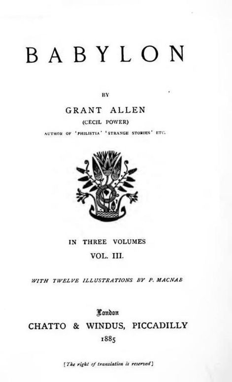 Babylon, Volume 3 (of 3)