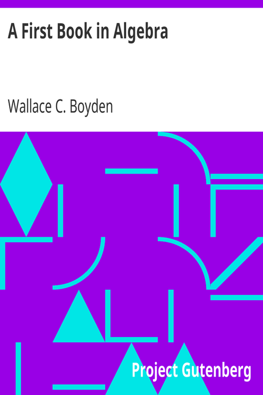 A First Book in Algebra