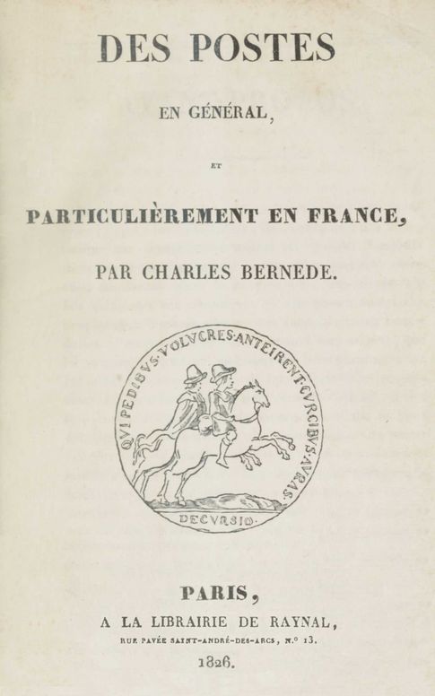 Des postes en général, et particulièrement en France