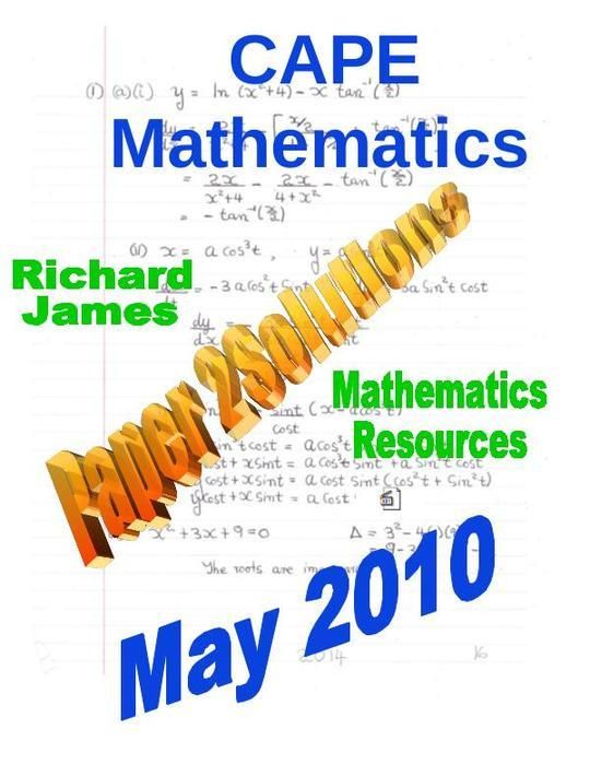 CXC CAPE Paper 2 Solutions May 2010