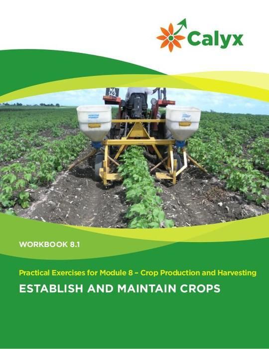 Establish and Maintain Crops