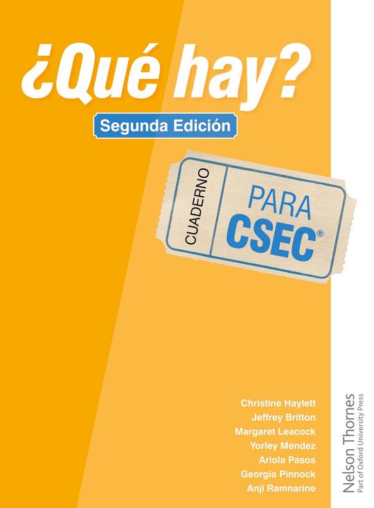 ¿Qué Hay?: Cuaderno CSEC®