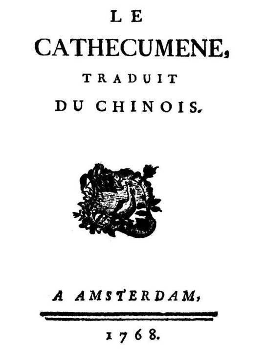 Le Cathecumene, traduit du chinois