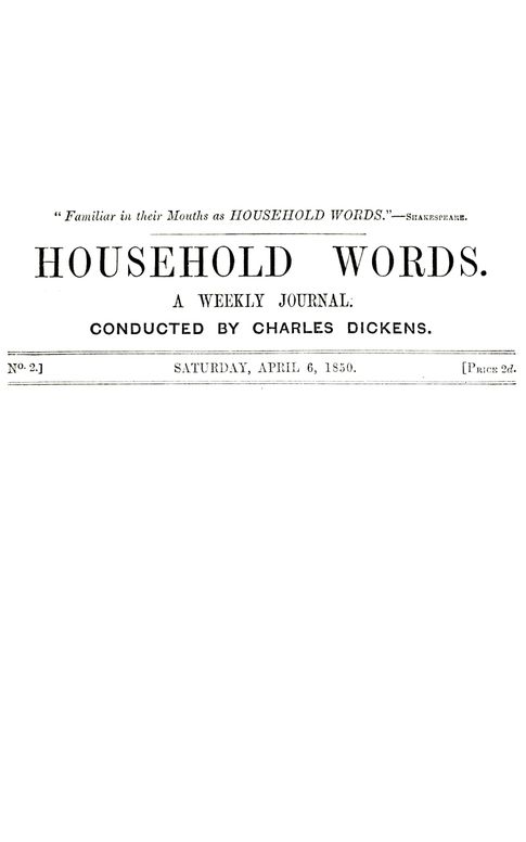 Household words, No. 2, April 6, 1850