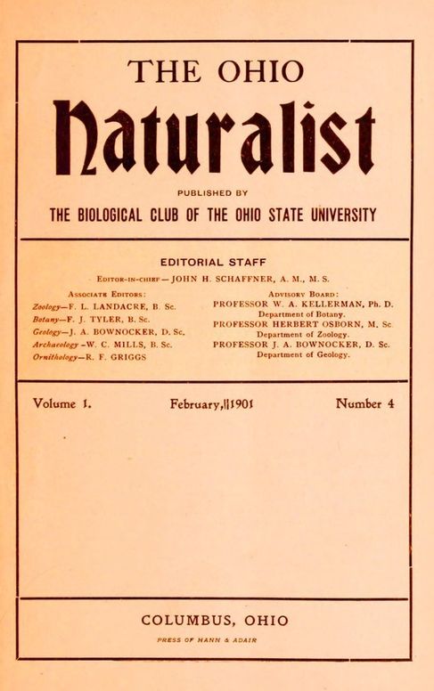 The O. S. U. Naturalist, Vol. 1, No. 4, February 1901