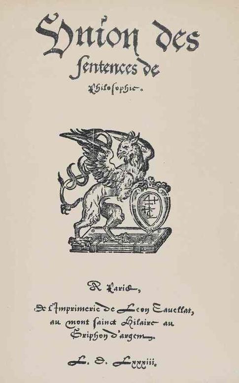 Union des sentences de philosophie