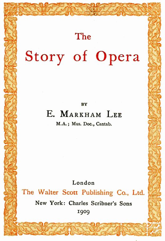 The story of opera