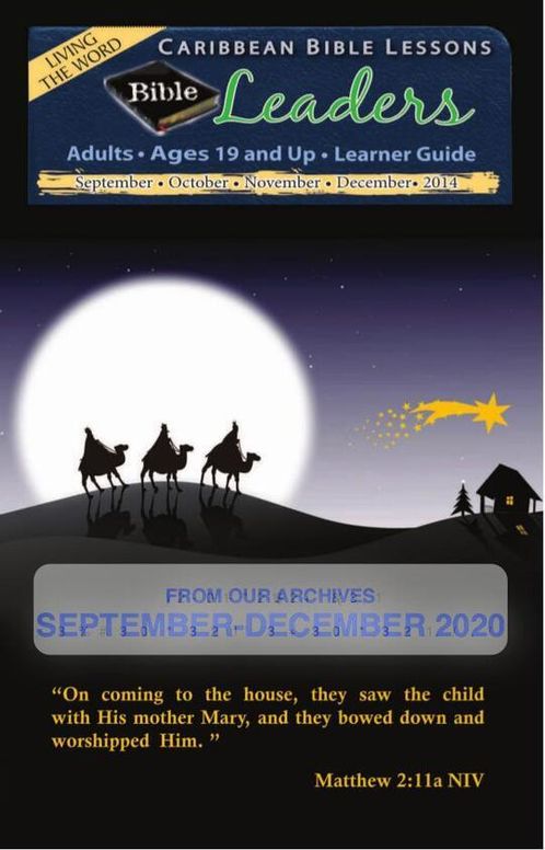 Adult Learner Guide - From Our Archives For use Sept. - Dec. 2020