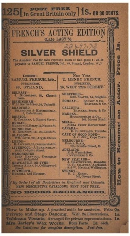 The Silver Shield An Original Comedy in Three Acts