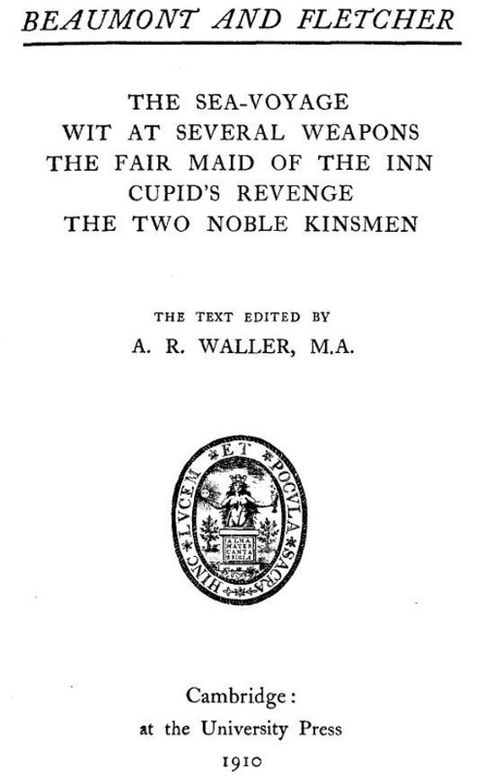 Beaumont and Fletcher's Works, Vol. 9