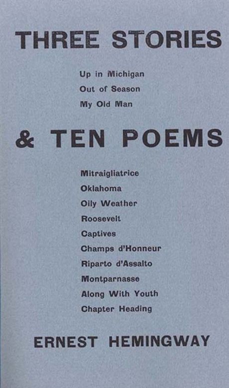 Three Stories & Ten Poems
