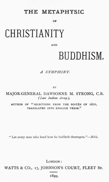 The Metaphysic of Christianity and Buddhism A symphony