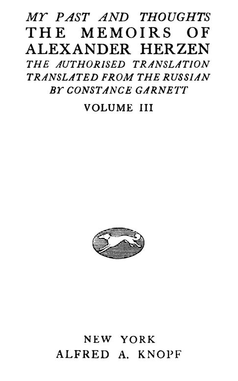 My past and thoughts, vol 3 (of 6)