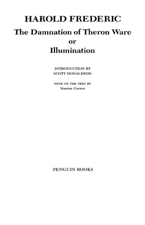 The Damnation of Theron Ware