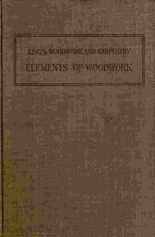 Elements of woodwork