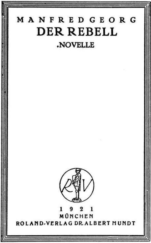 Der Rebell Novelle