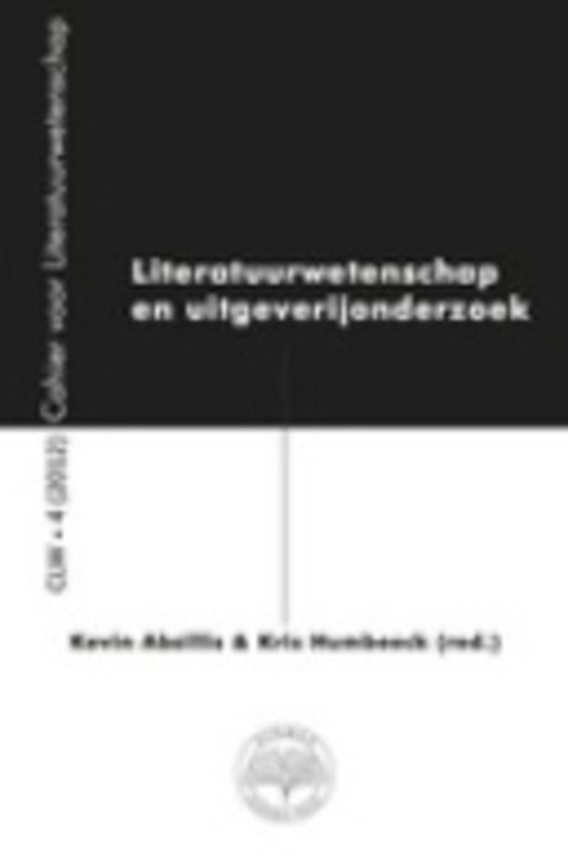 Literatuurwetenschap en uitgeverijonderzoek