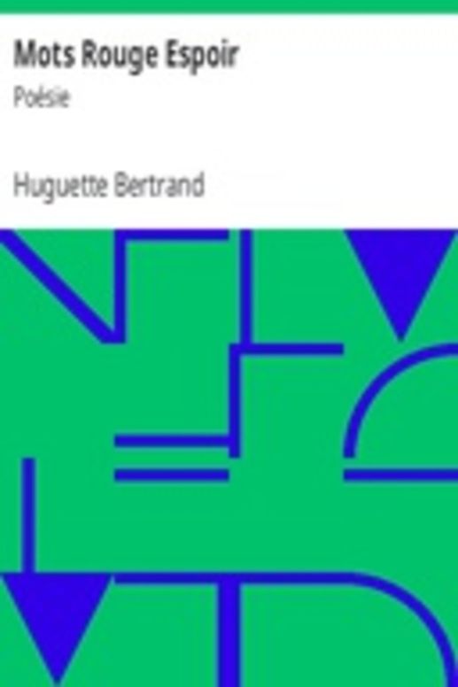 Mots Rouge Espoir: Poésie