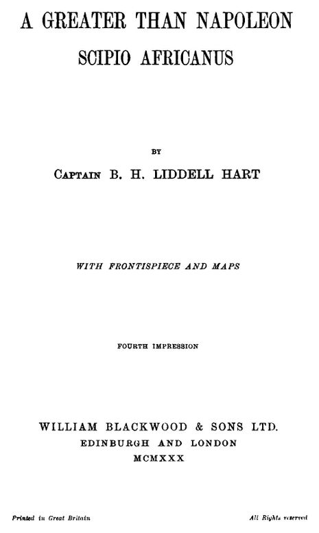 A greater than Napoleon: Scipio Africanus