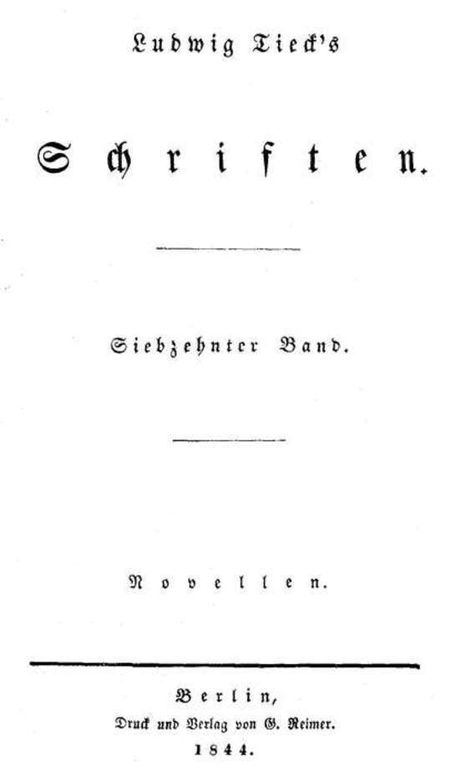 Schriften 17: Novellen 1 Die Gemälde / Die Verlobung / Die Reisenden / Musikalische Leiden und Freuden
