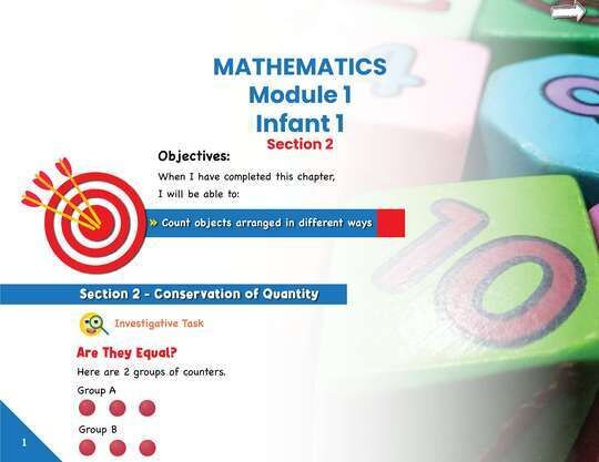Mathematics Module 1 Infant 1 Section 2