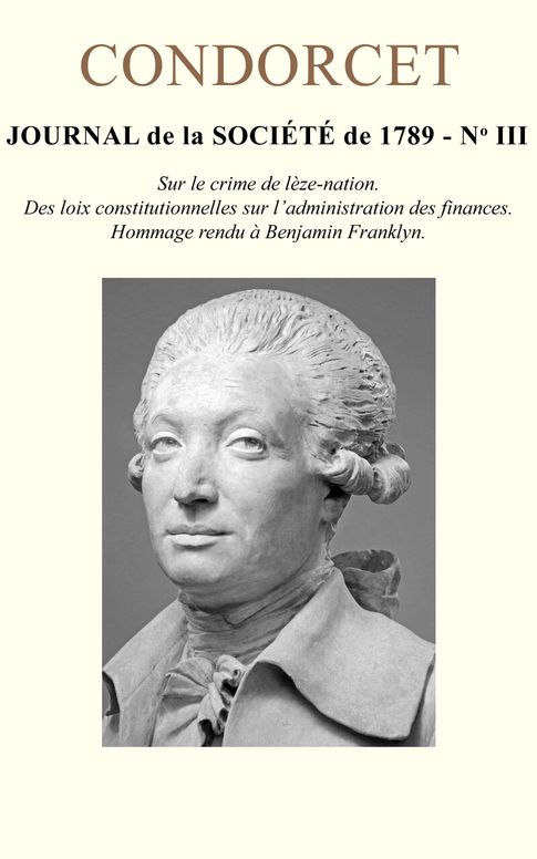 Journal de la société de 1789 - Nº III