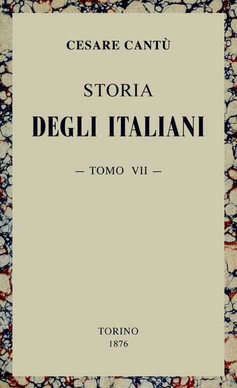 Storia degli Italiani, vol. 7 (di 15)