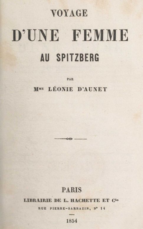 Voyage d'une femme au Spitzberg