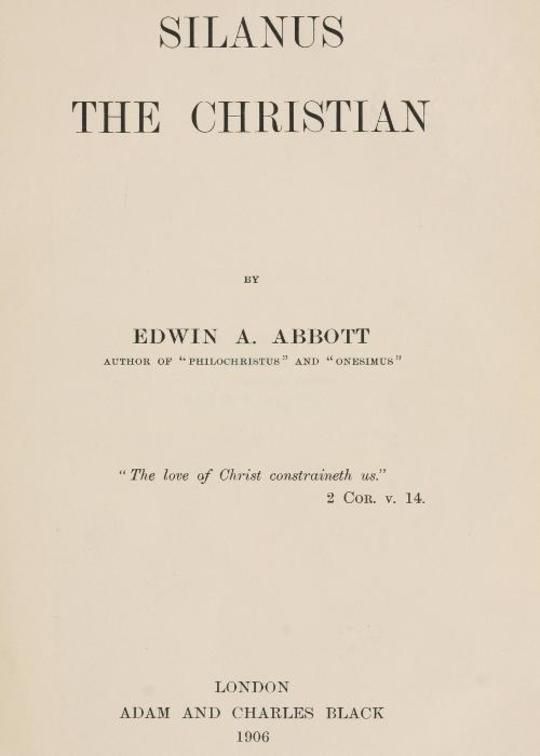 Silanus the Christian