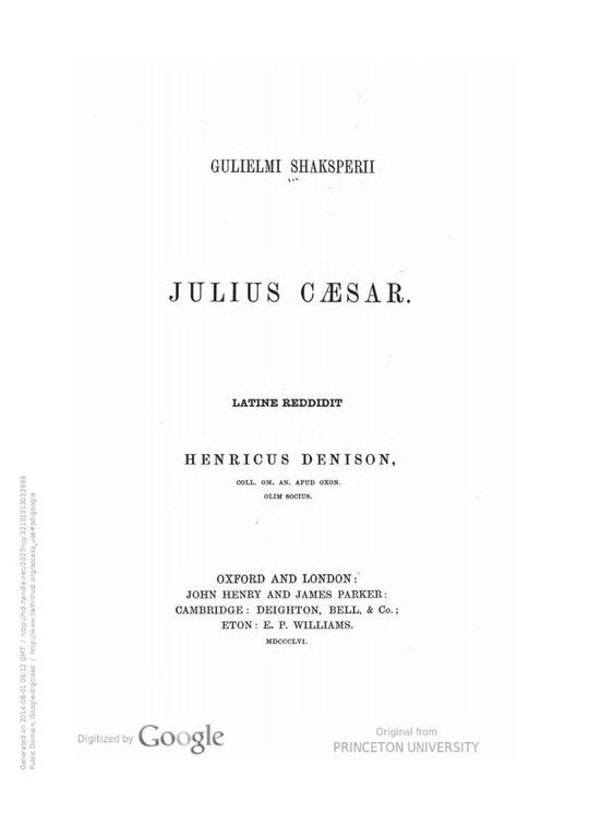 Julius Cæsar