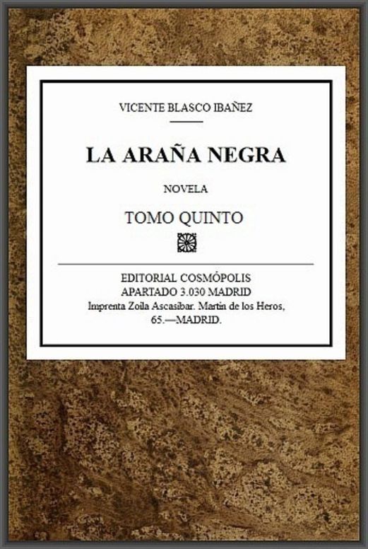 La araña negra, t. 5/9