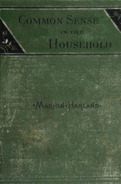 Common Sense in the Household A Manual of Practical Housewifery