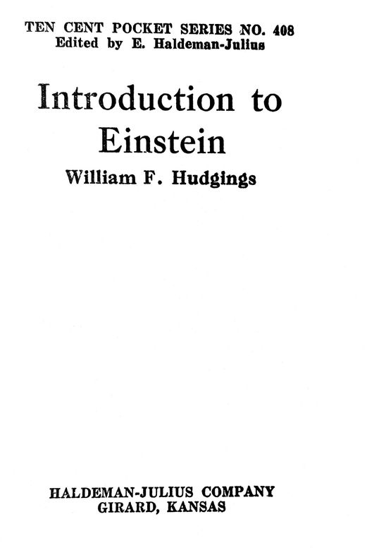 Introduction to Einstein