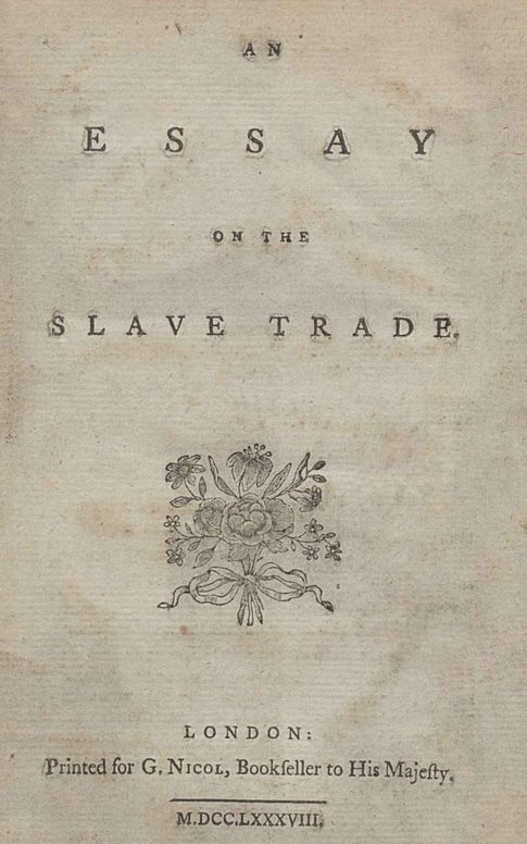 An essay on the slave trade
