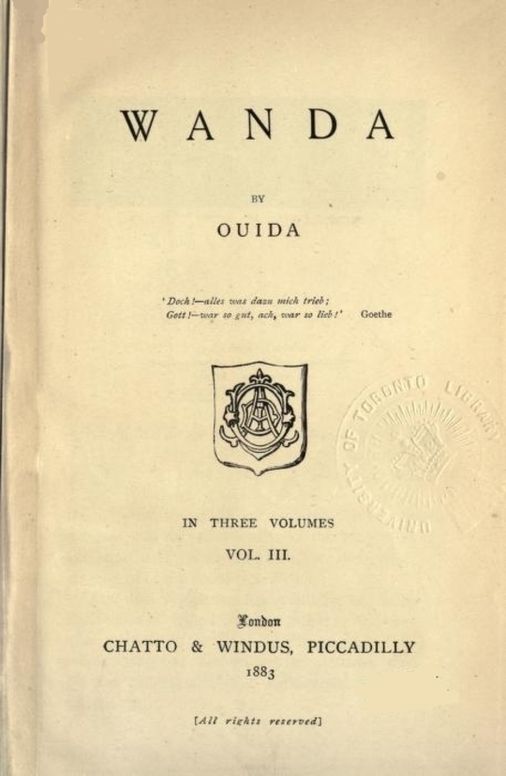 Wanda, Vol. 3 (of 3)