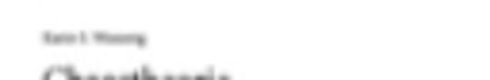 Chaostheorie und Literaturwissenschaft