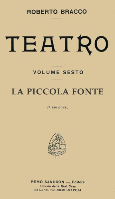 La piccola fonte Dramma in quattro atti