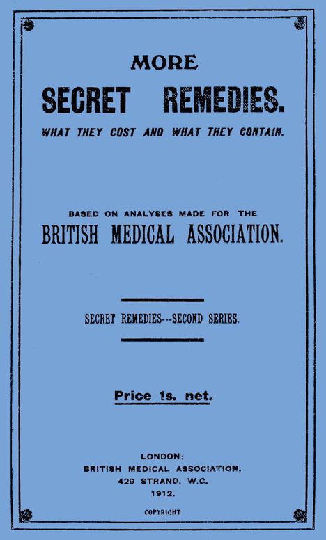 More secret remedies
