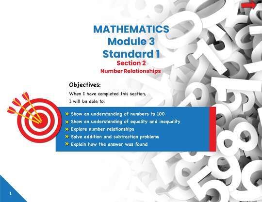Mathematics Module 3 Standard 1 Section 2