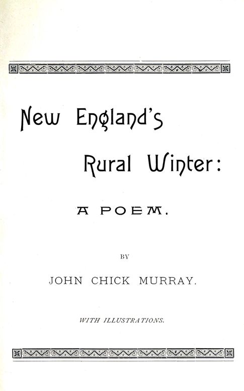 New England's rural winter
