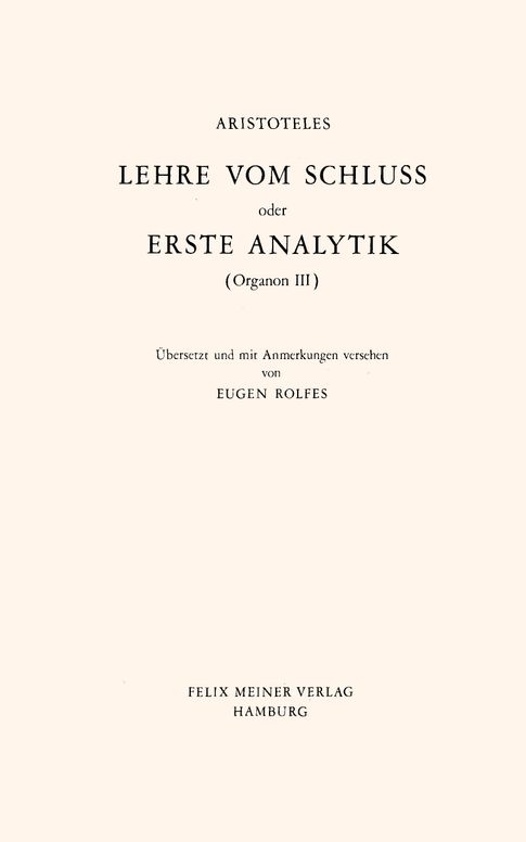 Lehre vom Schluss