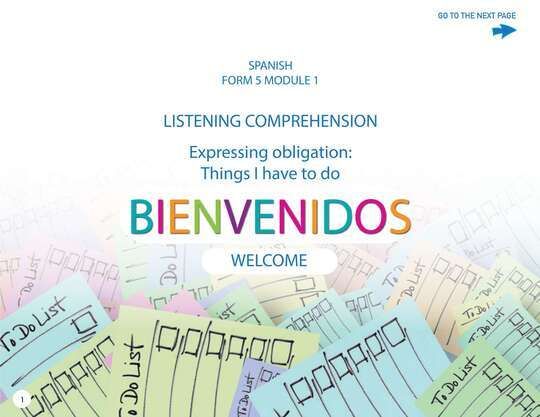 Spanish Form 5 Module 1